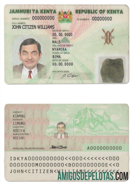 Modelo de identificação do Quênia